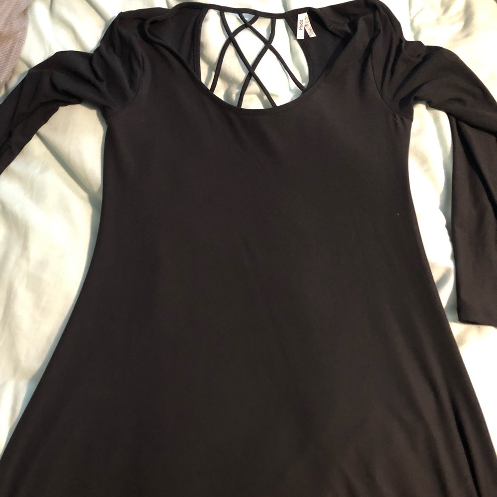 black dress